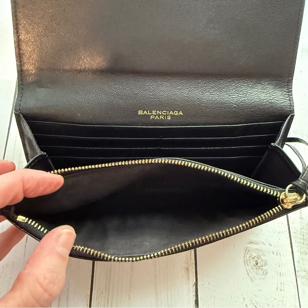 Balenciaga | Le City Long Wallet in Black Arena Storico Lambskin - Picture 5 of 13